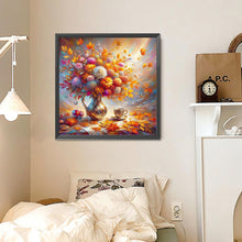 Load image into Gallery viewer, Diamond Painting - Full Round - Autumn style vase (30*30CM)
