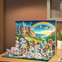 Load image into Gallery viewer, 12 Cute Animals DIY Diamond Ornaments Scene Box for Home Office Bedroom
