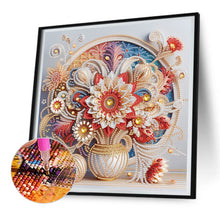 Load image into Gallery viewer, Diamond Painting - Partial Special Shaped - Sun Paper Flower Vase (30*30CM)
