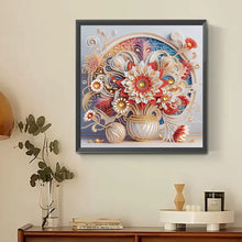 Load image into Gallery viewer, Diamond Painting - Partial Special Shaped - Sun Paper Flower Vase (30*30CM)

