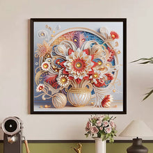Load image into Gallery viewer, Diamond Painting - Partial Special Shaped - Sun Paper Flower Vase (30*30CM)
