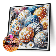 Load image into Gallery viewer, Diamond Painting - Partial Special Shaped - Flower Egg Pile (30*30CM)
