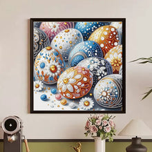 Load image into Gallery viewer, Diamond Painting - Partial Special Shaped - Flower Egg Pile (30*30CM)
