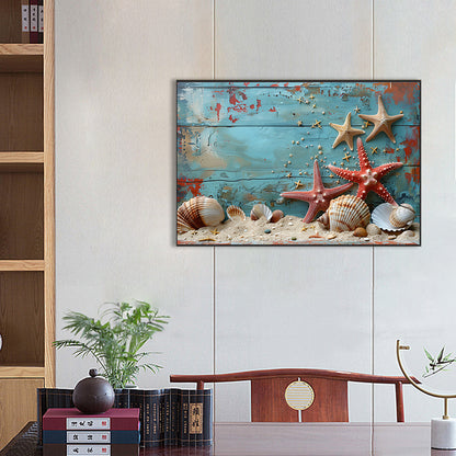 Diamond Painting - Full Round - Starfish Shell (40*60CM)