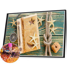 Load image into Gallery viewer, Diamond Painting - Full Round - Boatboard Starfish Book (40*60CM)
