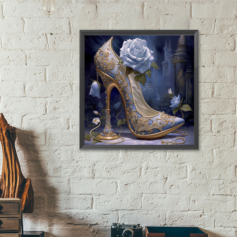 Diamond Painting - Full Round - Rose High Heels (40*40CM)