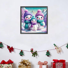 Load image into Gallery viewer, Diamond Painting - Full Round - Snowman (30*30CM)
