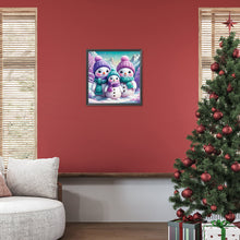 Load image into Gallery viewer, Diamond Painting - Full Round - Snowman (30*30CM)
