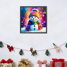 Load image into Gallery viewer, Diamond Painting - Full Round - Snowman (30*30CM)
