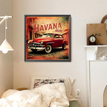 Load image into Gallery viewer, Diamond Painting - Full Round - Red Classic Car (30*30CM)
