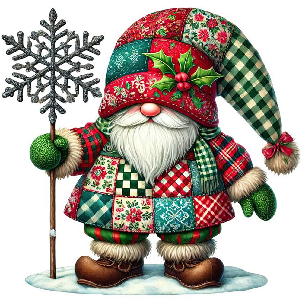 Diamond Painting - Full Round - Christmas Gnome (30*30CM)