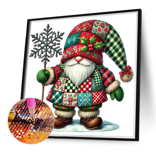Diamond Painting - Full Round - Christmas Gnome (30*30CM)
