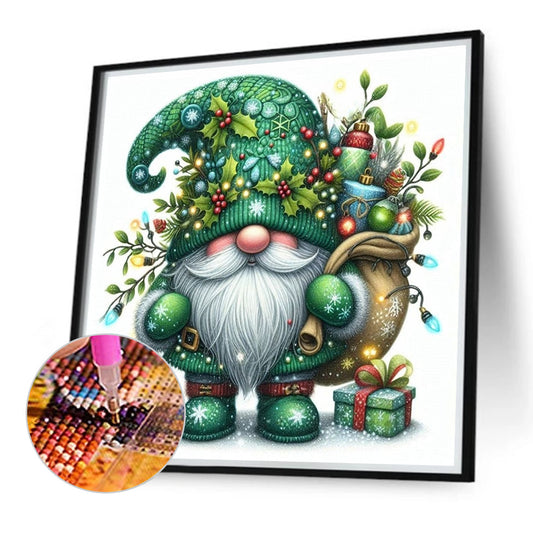 Diamond Painting - Full Round - Christmas Gnome (30*30CM)