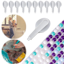 Load image into Gallery viewer, 100Pcs Collapsible Diamond Tool 11.4cm Diamond Storage Tool for Diamond Painting
