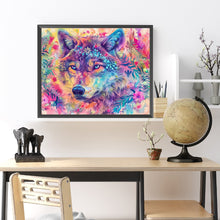 Load image into Gallery viewer, Diamond Painting - Full Square - Colorful Wolf (50*40CM)
