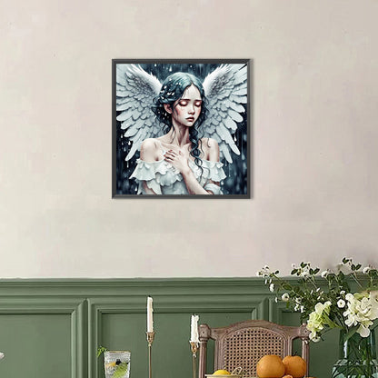 AB Diamond Painting - Full Round - Angel Girl (40*40CM)