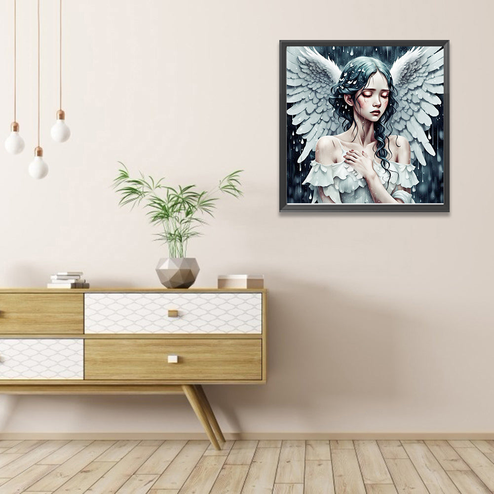 AB Diamond Painting - Full Round - Angel Girl (40*40CM)