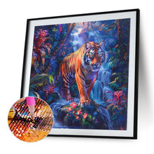 Load image into Gallery viewer, AB Diamond Painting - Full Round - Tiger in the Forest (40*40CM)

