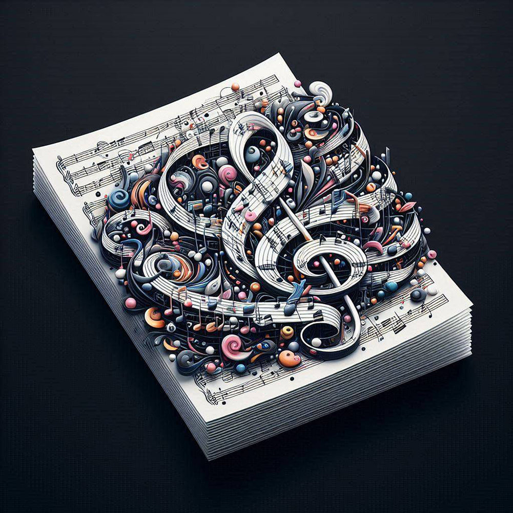 Diamond Painting - Full Round - Note Book (30*30CM)