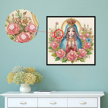 Load image into Gallery viewer, Diamond Painting - Partial Special Shaped - Madonna (30*30CM)
