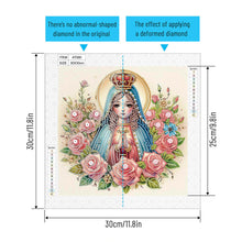 Load image into Gallery viewer, Diamond Painting - Partial Special Shaped - Madonna (30*30CM)

