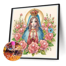 Load image into Gallery viewer, Diamond Painting - Partial Special Shaped - Madonna (30*30CM)
