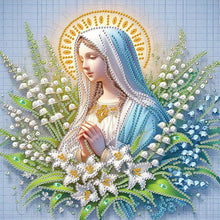 Load image into Gallery viewer, Diamond Painting - Partial Special Shaped - Madonna (30*30CM)
