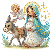 Load image into Gallery viewer, Diamond Painting - Partial Special Shaped - Madonna (30*30CM)
