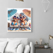 Load image into Gallery viewer, Diamond Painting - Partial Special Shaped - Cute Grandma (30*30CM)
