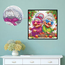 Load image into Gallery viewer, Diamond Painting - Partial Special Shaped - Cute Grandma (30*30CM)
