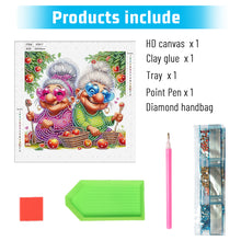 Load image into Gallery viewer, Diamond Painting - Partial Special Shaped - Cute Grandma (30*30CM)
