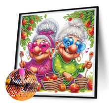 Load image into Gallery viewer, Diamond Painting - Partial Special Shaped - Cute Grandma (30*30CM)
