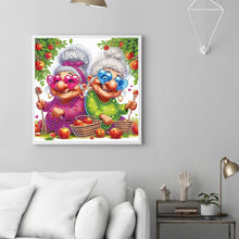Load image into Gallery viewer, Diamond Painting - Partial Special Shaped - Cute Grandma (30*30CM)
