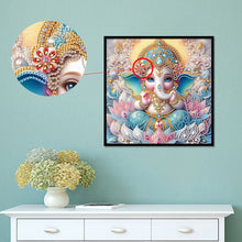 Load image into Gallery viewer, Diamond Painting - Partial Special Shaped - Hinduism (30*30CM)
