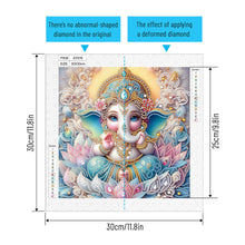 Load image into Gallery viewer, Diamond Painting - Partial Special Shaped - Hinduism (30*30CM)
