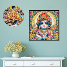 Load image into Gallery viewer, Diamond Painting - Partial Special Shaped - Hinduism (30*30CM)
