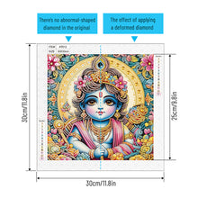 Load image into Gallery viewer, Diamond Painting - Partial Special Shaped - Hinduism (30*30CM)

