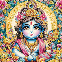 Load image into Gallery viewer, Diamond Painting - Partial Special Shaped - Hinduism (30*30CM)
