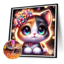 Load image into Gallery viewer, Diamond Painting - Full Round - Big Eyed Cat (30*30CM)

