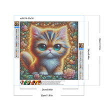 Load image into Gallery viewer, Diamond Painting - Full Round - Big Eyed Cat (30*30CM)
