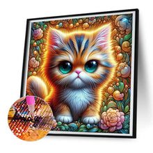 Load image into Gallery viewer, Diamond Painting - Full Round - Big Eyed Cat (30*30CM)
