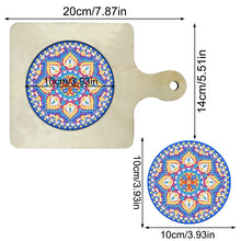 Load image into Gallery viewer, Mandala Diamond Crafts Projects Round Diamond Painting Table Mats for Home Decor
