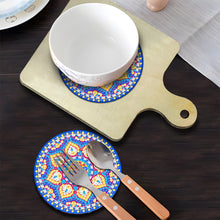 Load image into Gallery viewer, Mandala Diamond Crafts Projects Round Diamond Painting Table Mats for Home Decor
