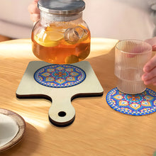 Load image into Gallery viewer, Mandala Diamond Crafts Projects Round Diamond Painting Table Mats for Home Decor
