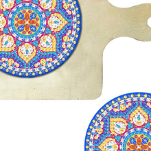 Load image into Gallery viewer, Mandala Diamond Crafts Projects Round Diamond Painting Table Mats for Home Decor
