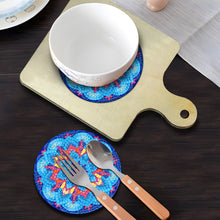 Load image into Gallery viewer, Mandala Diamond Crafts Projects Round Diamond Painting Table Mats for Home Decor
