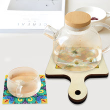 Load image into Gallery viewer, Mandala Diamond Crafts Projects Round Diamond Painting Table Mats for Home Decor
