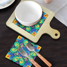 Load image into Gallery viewer, Mandala Diamond Crafts Projects Round Diamond Painting Table Mats for Home Decor
