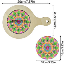 Load image into Gallery viewer, Mandala Diamond Crafts Projects Round Diamond Painting Table Mats for Home Decor
