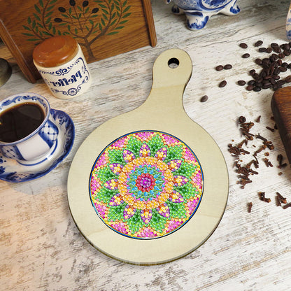 Mandala Diamond Crafts Projects Round Diamond Painting Table Mats for Home Decor